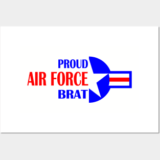 Proud Air Force Brat Roundel Star Posters and Art